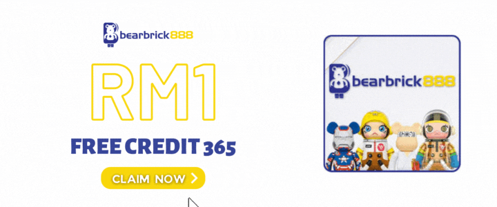 Bearbrick888 - Promotion Banner - RM1 Free Credit 365