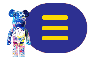 Hamburger icon - bearbrick8888