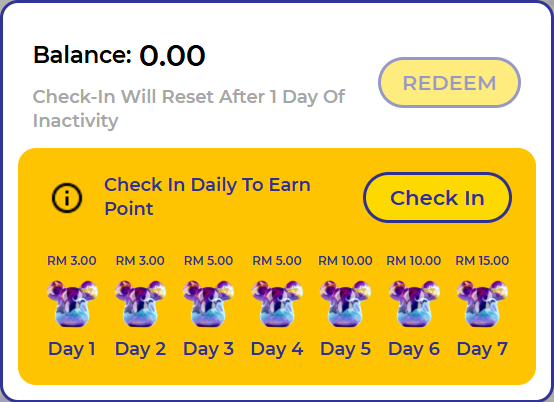 Check In Daily Panel - bearbrick8888